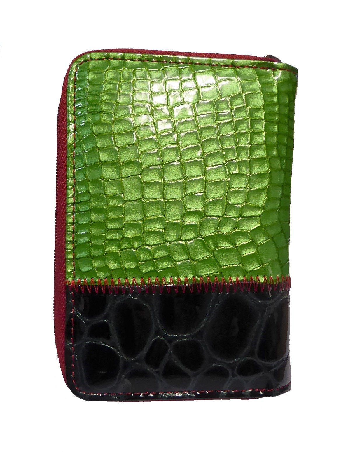 Patent Leather Mosaic Purse - Image 2