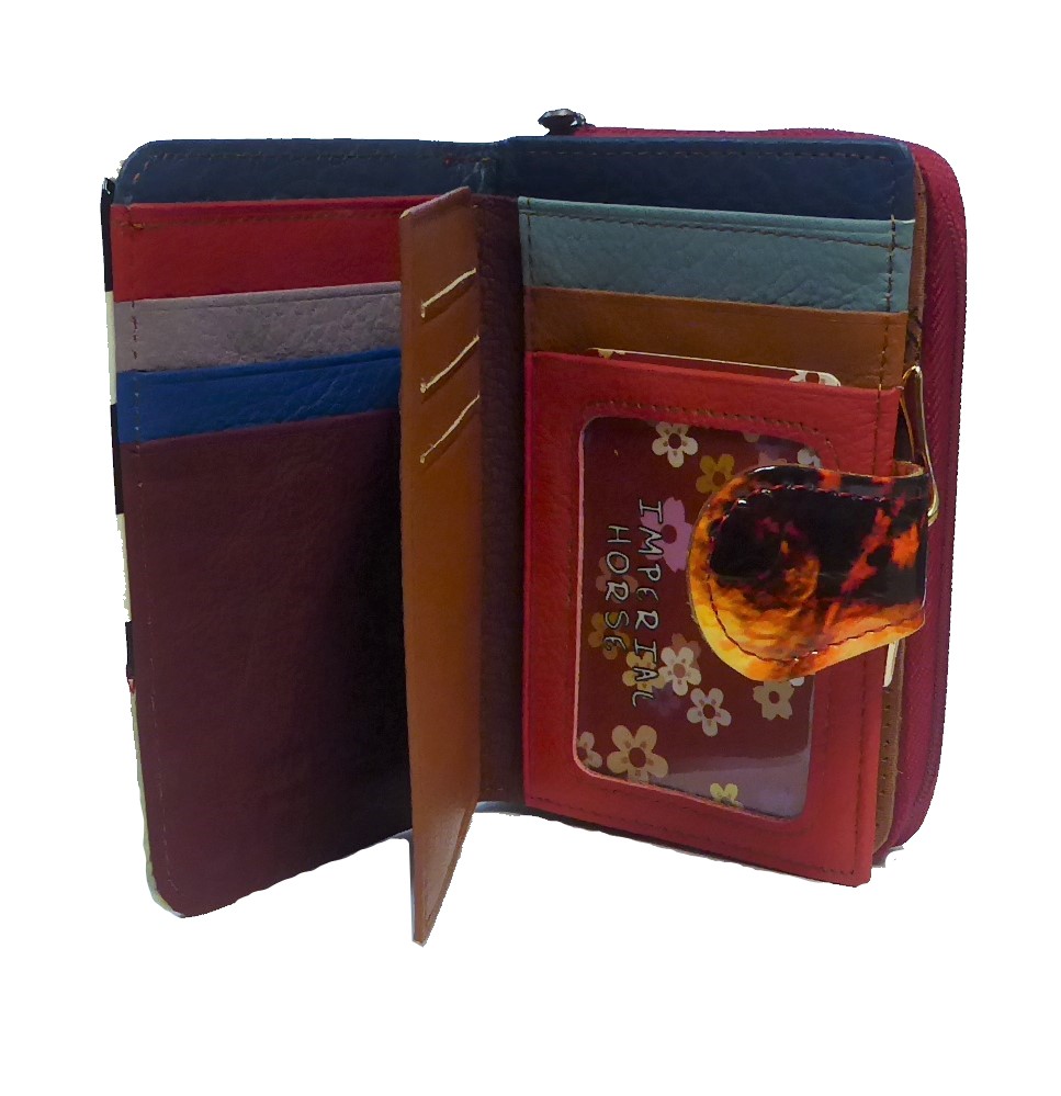 Patent Leather Mosaic Purse - Image 3