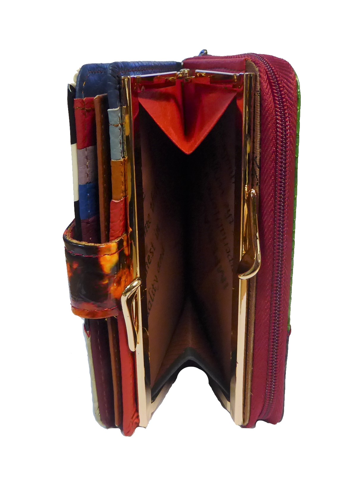 Patent Leather Mosaic Purse - Image 4