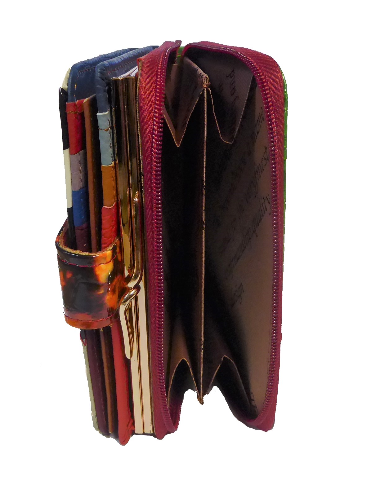 Patent Leather Mosaic Purse - Image 5