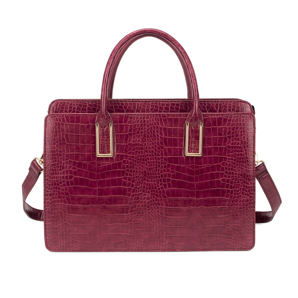 Wine Red Briefcase