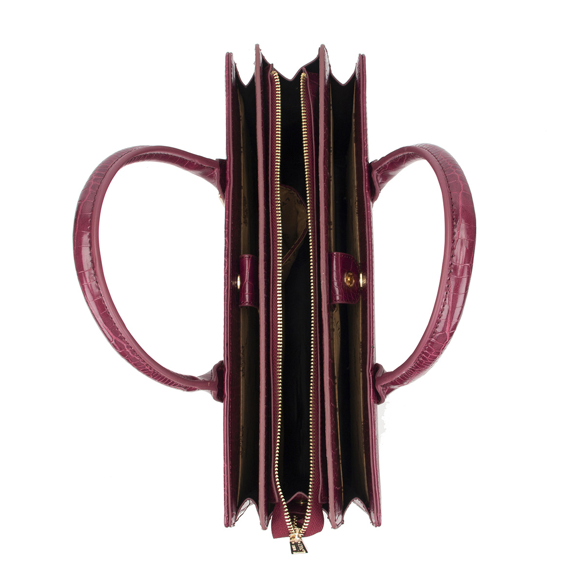 LYDC Wine Red Briefcase - Image 3