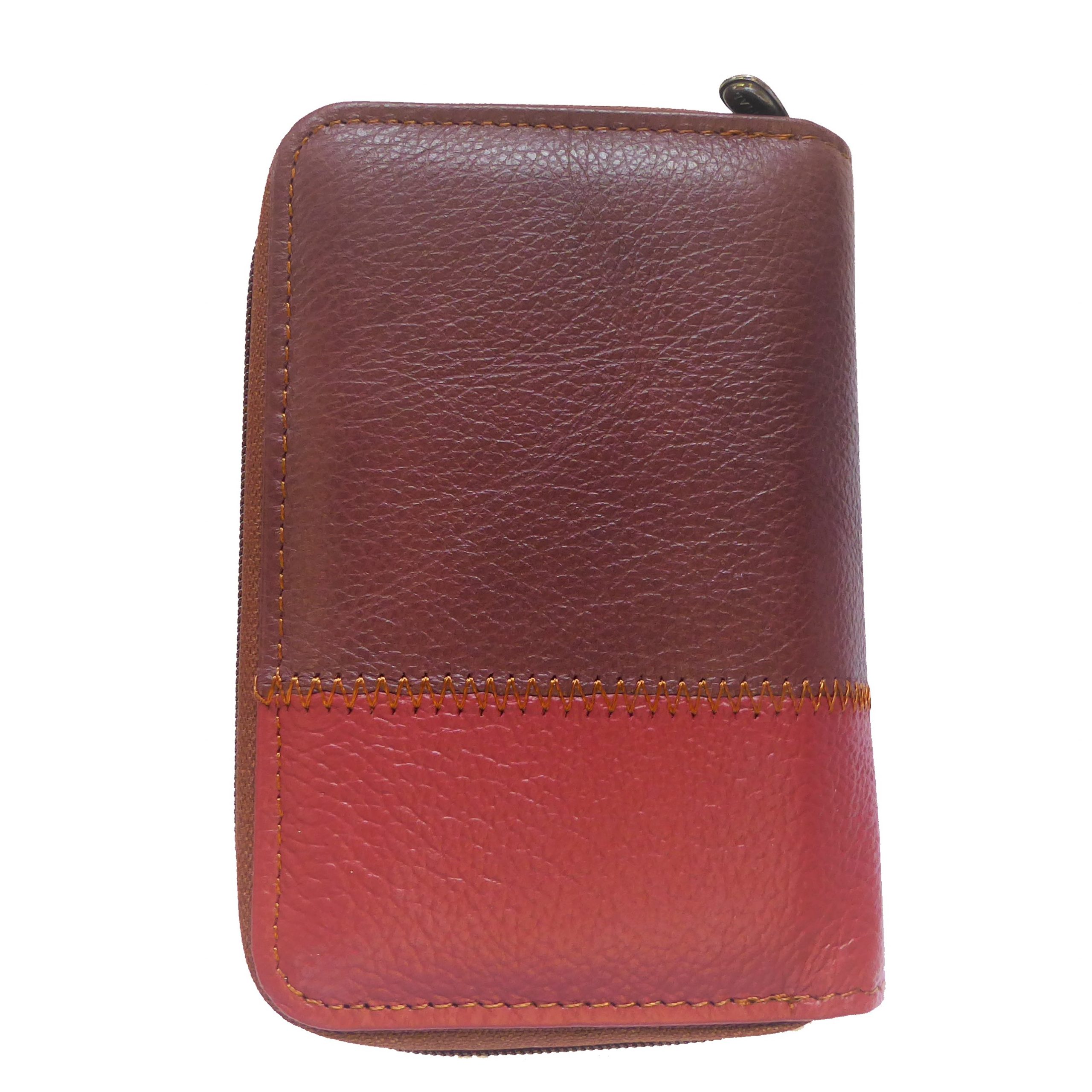 Grained Leather Mosaic Purse - Image 2