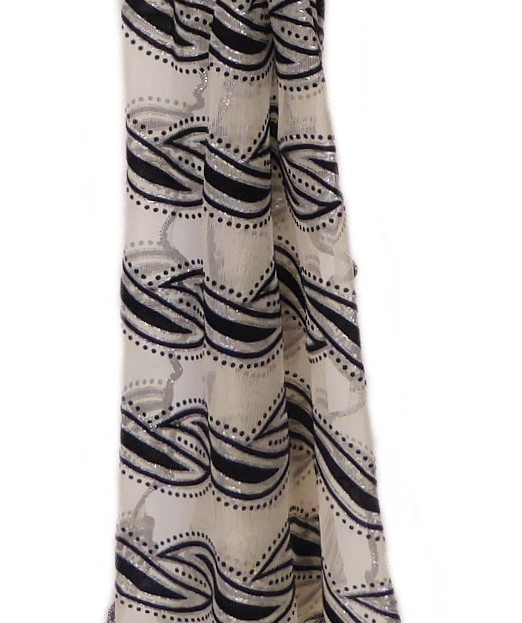 Wave Pattern Lurex Scarf - Image 3