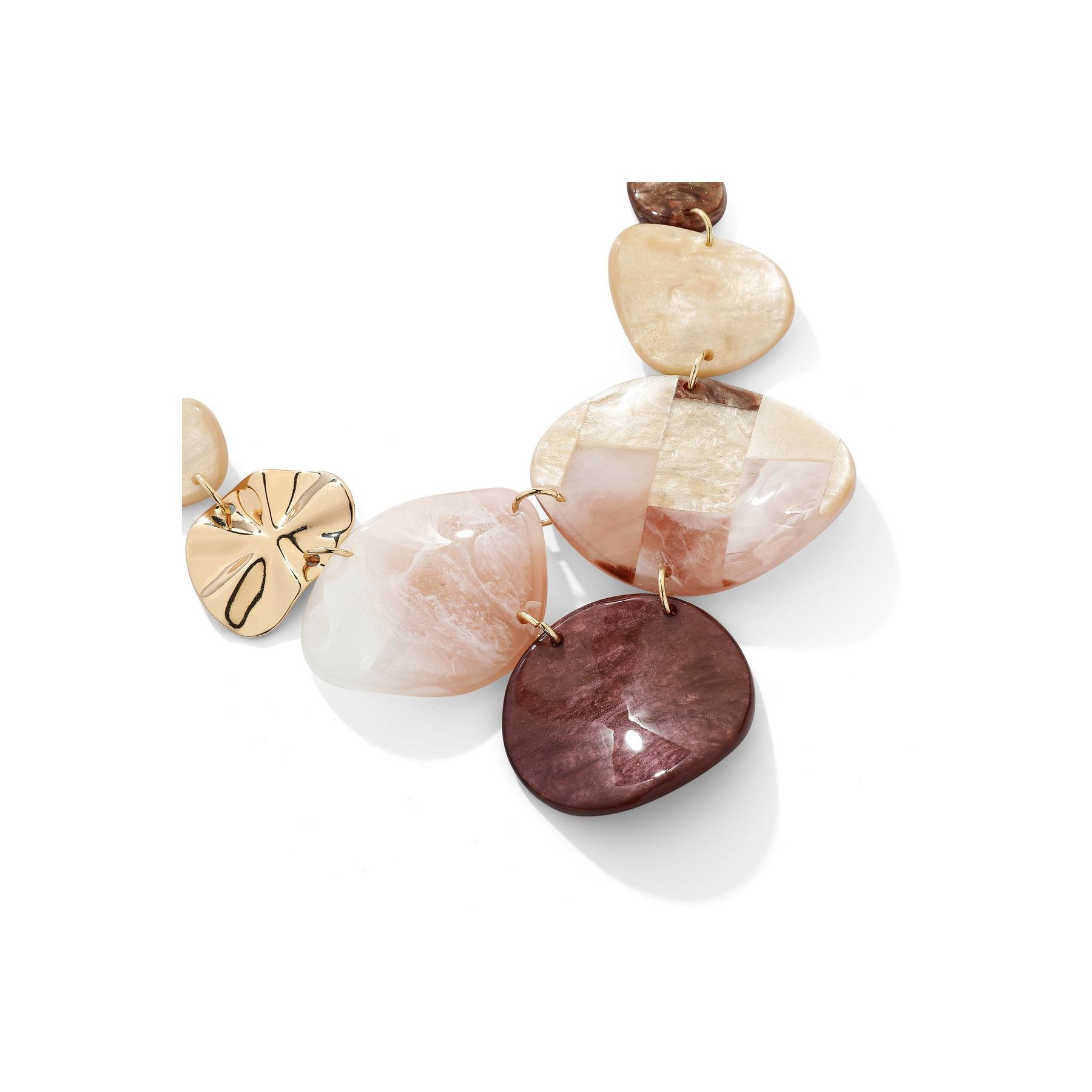 Marbled Pebble Necklace