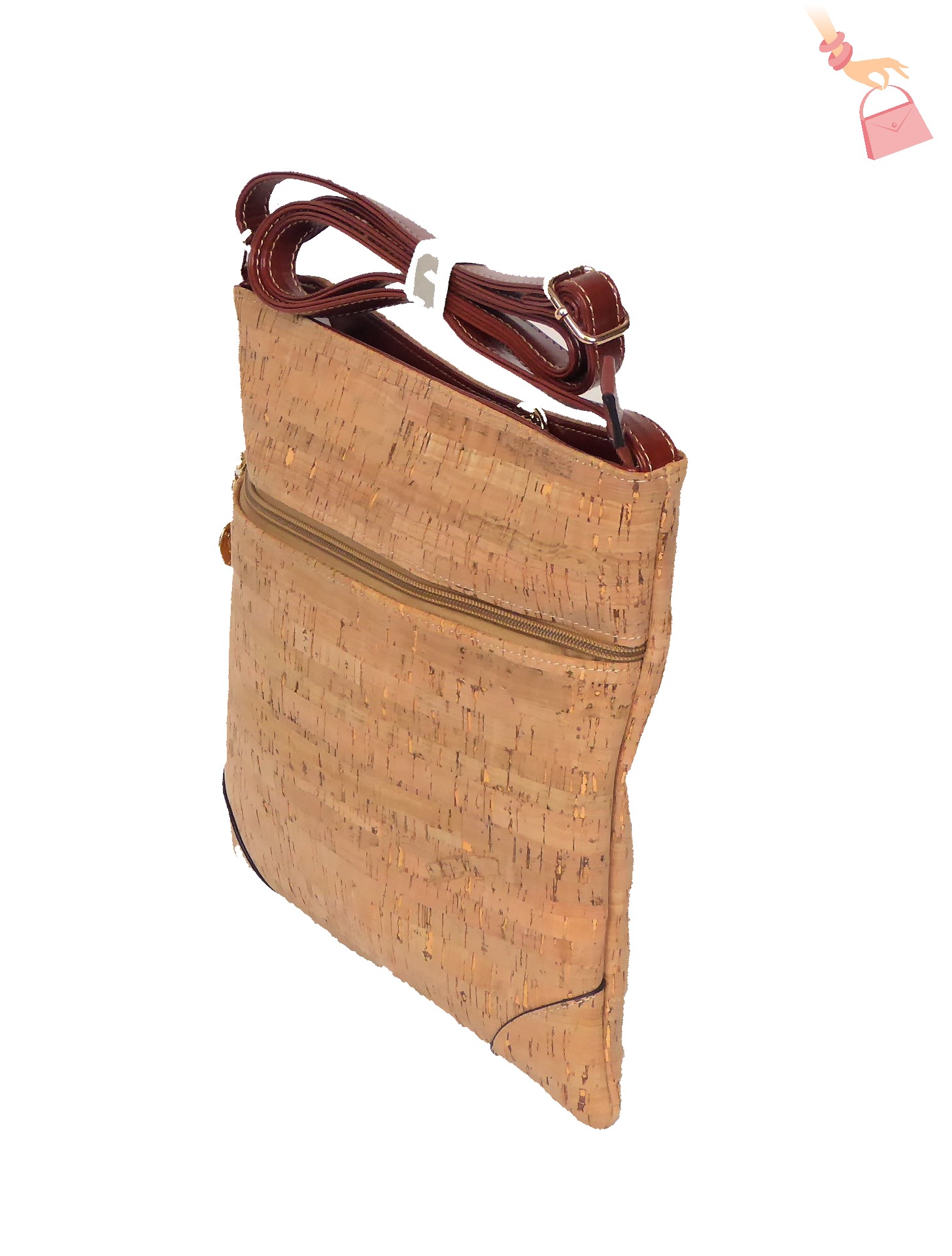 Natural Cork Shoulder Bag - Image 2