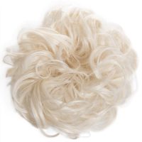 Bleach Blonde Messy Bun