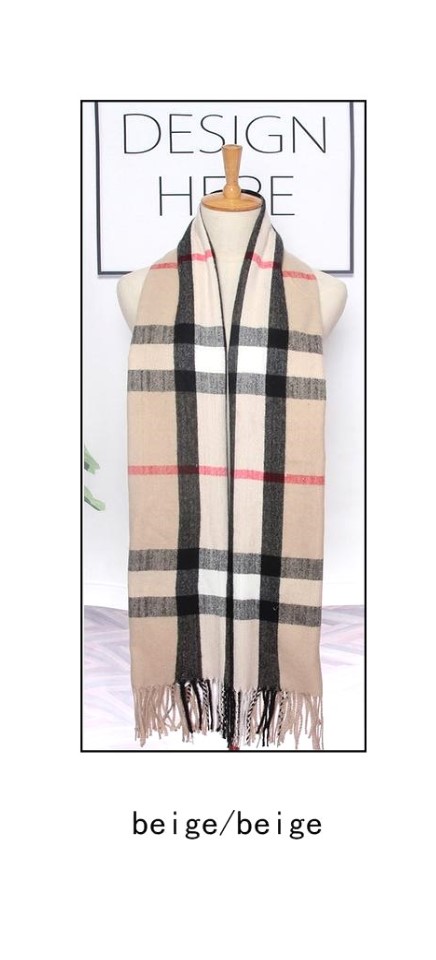 Tartan Cashmere Feel Scarf - Image 3