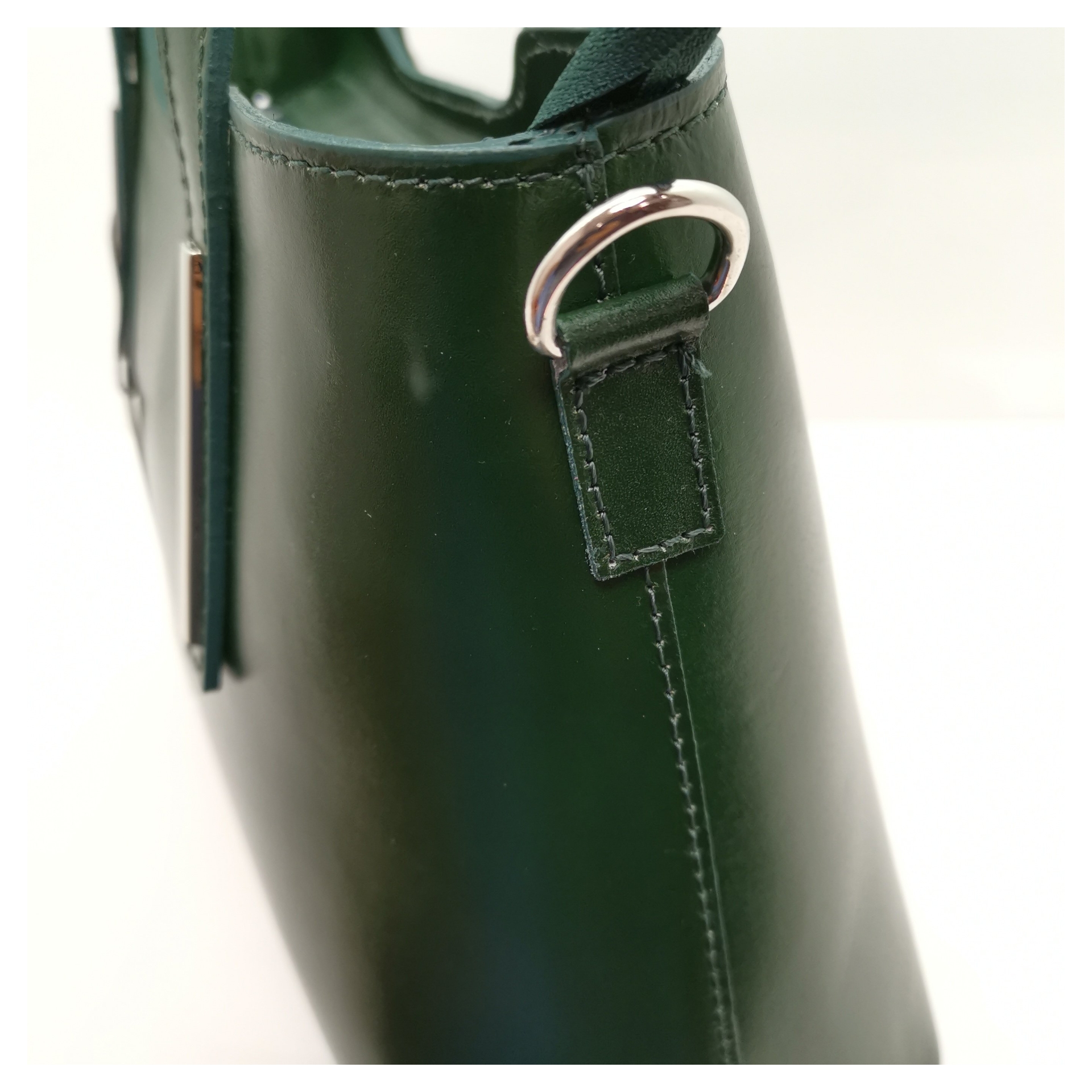 Black Shiny Lucia Handbag - Image 3