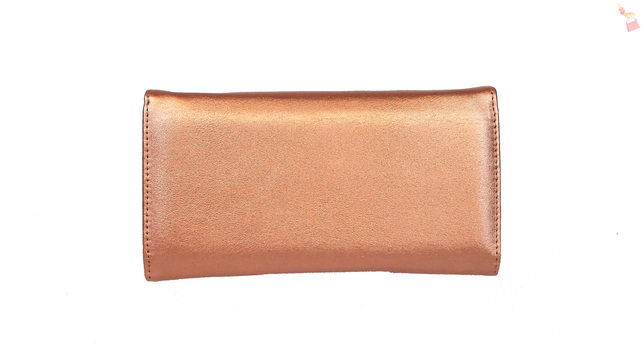 Bronze Metallic Fashion Purse - Image 4