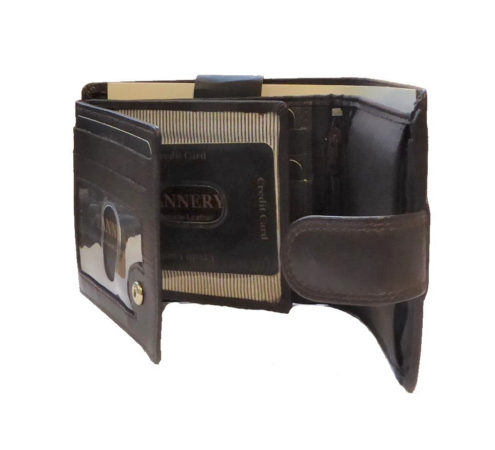 Brown Leather RFID Wallet - Image 5