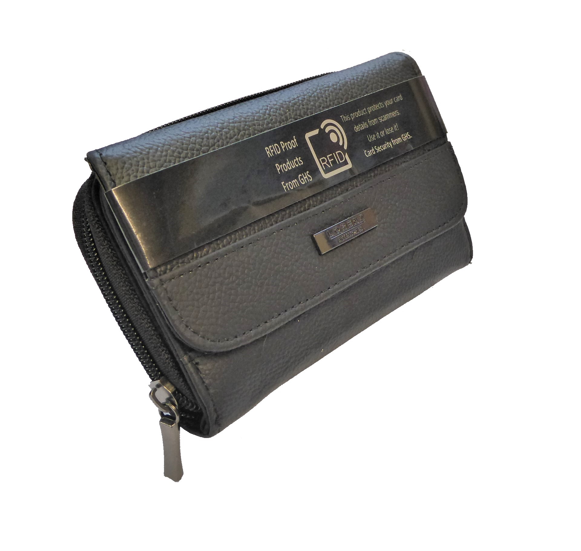 Medium Leather RFID Purse - Image 11