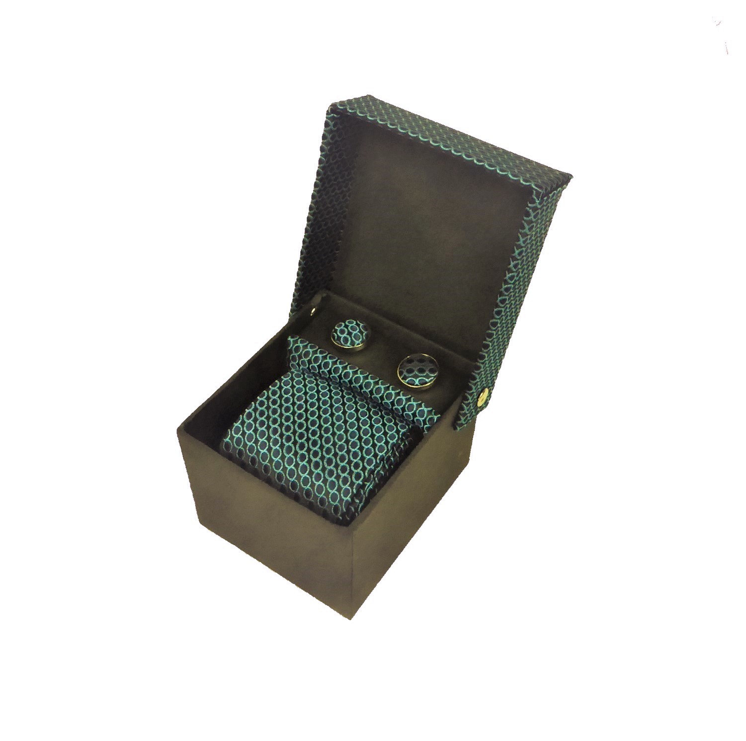 Teal Green Tie Set