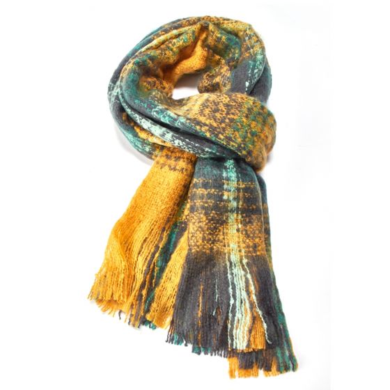 Winter Woolly Tartan Scarfs - Image 2