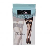 Black Fishnet Laced Stockings