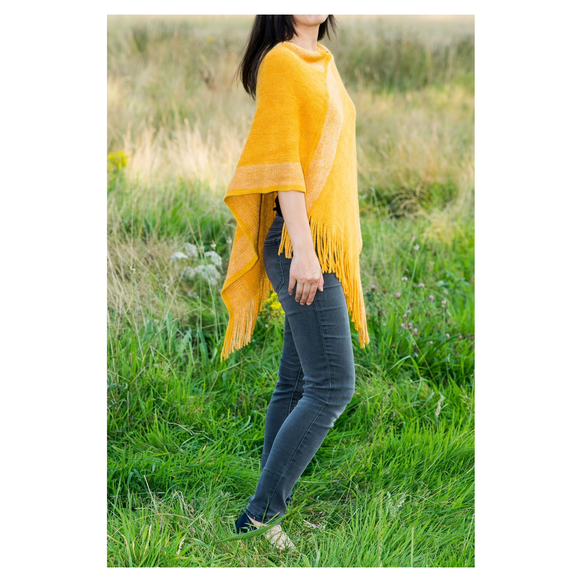 Soft Knit Shimmer Ponchos - Image 6
