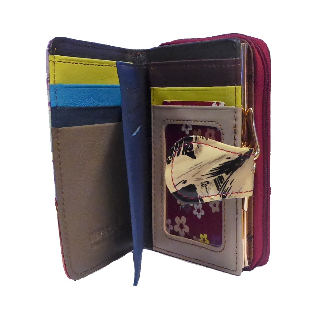 Patent Leather Mosaic Purses - Image 3