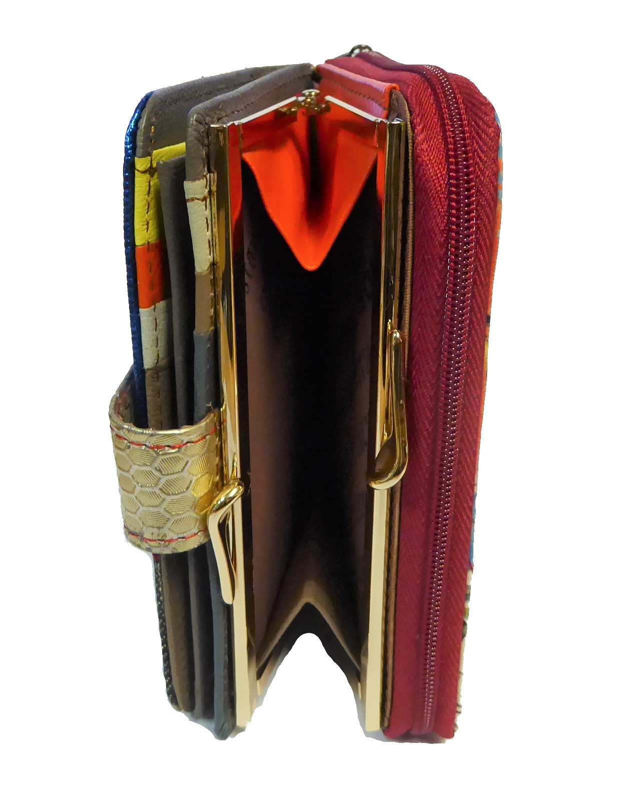 Patent Leather Mosaic Purses-9 - Image 3
