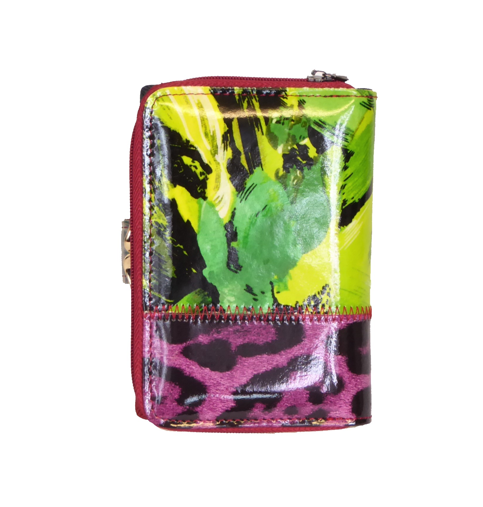 Patent Leather Mosaic Purse-10 - Image 2