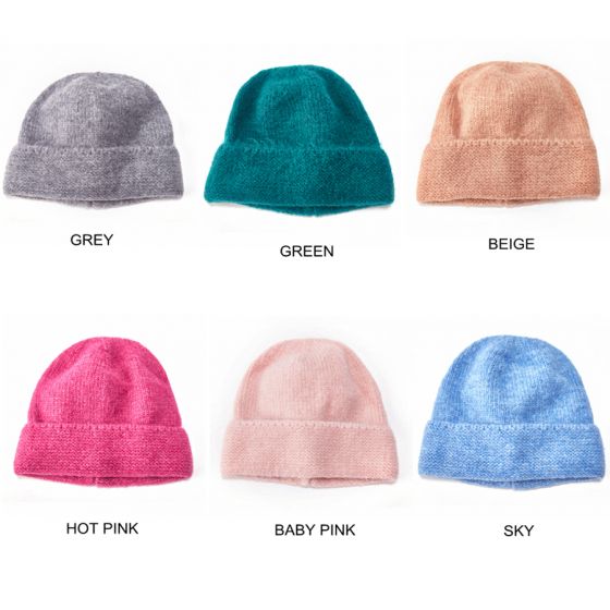 Sky Knitted Woolly Hat - Image 2