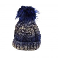 Chunky Knit Pompom Hats