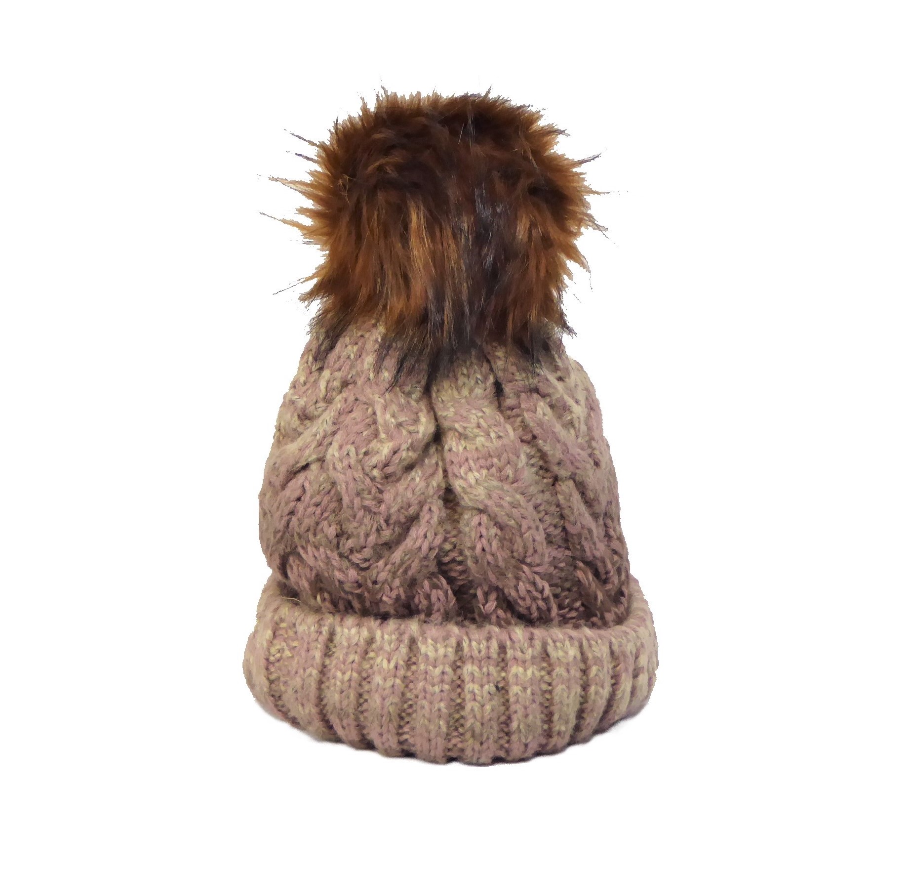 Chunky Knit Pompom Hats - Image 4