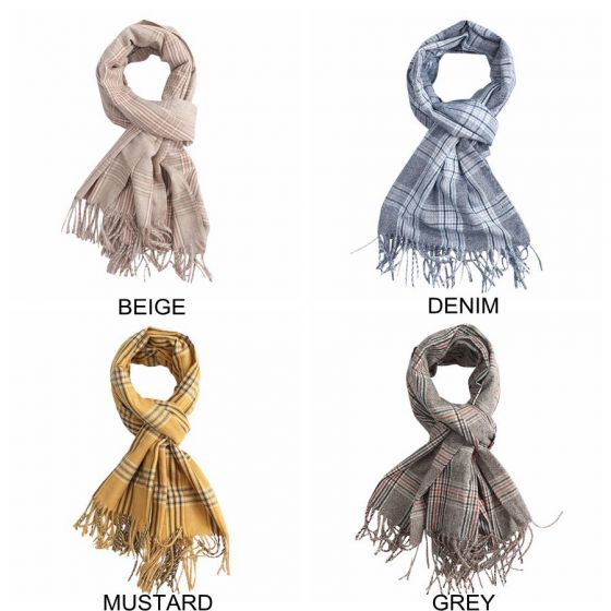 Tartan Soft Pashmina Scarves - Image 6