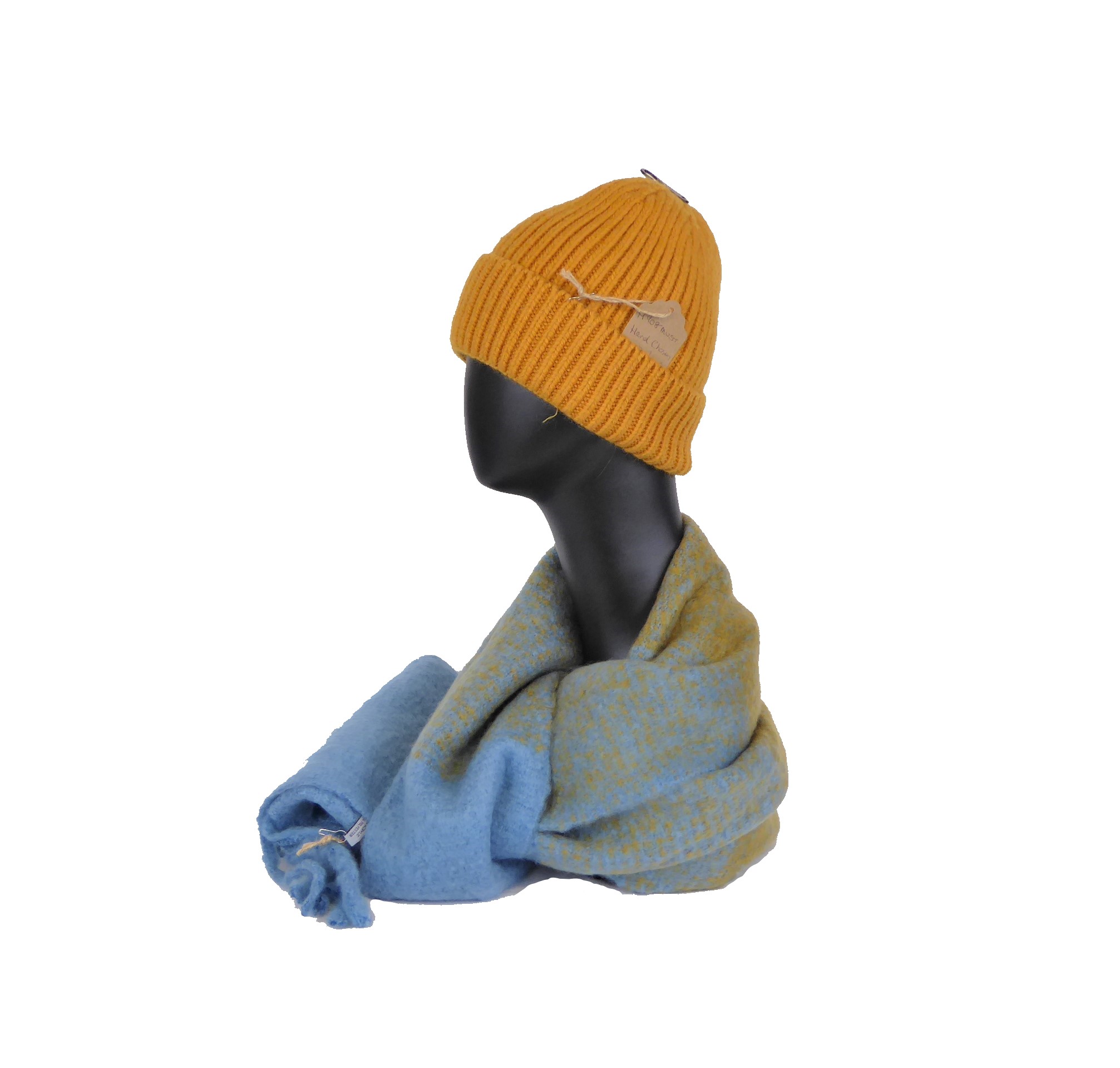 Blue Mustard Stripes Gift Set - Image 2