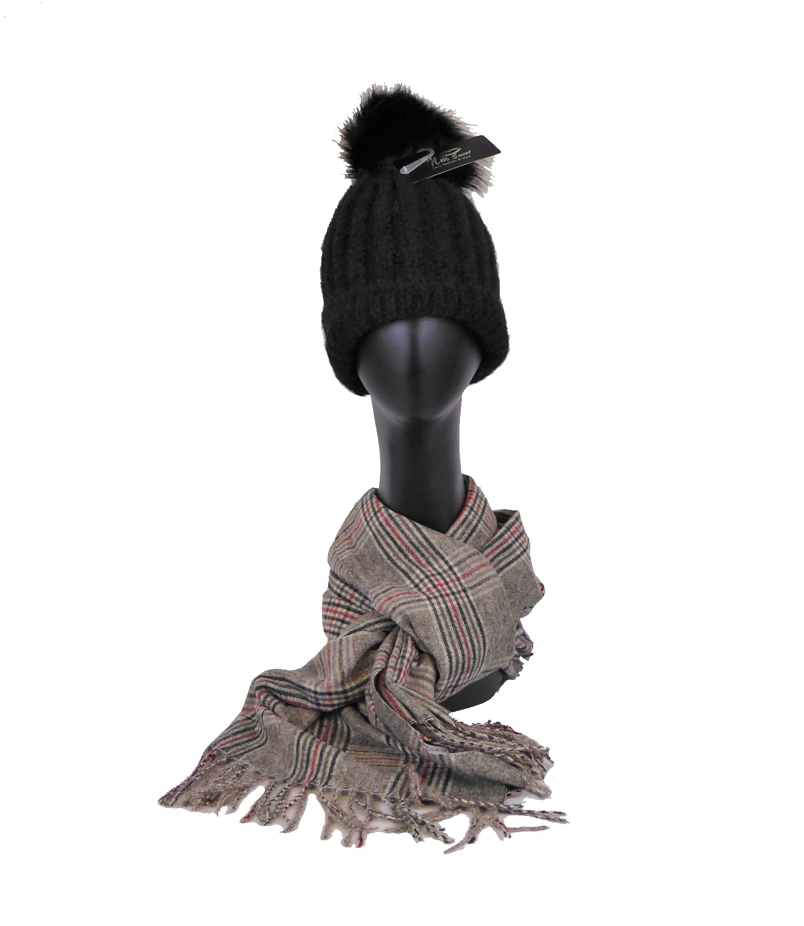 Grey Tartan Gift Set