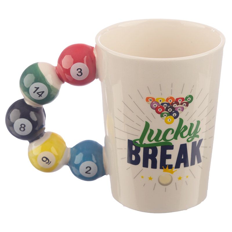 Lucky Break Pool Balls Mug - Image 2