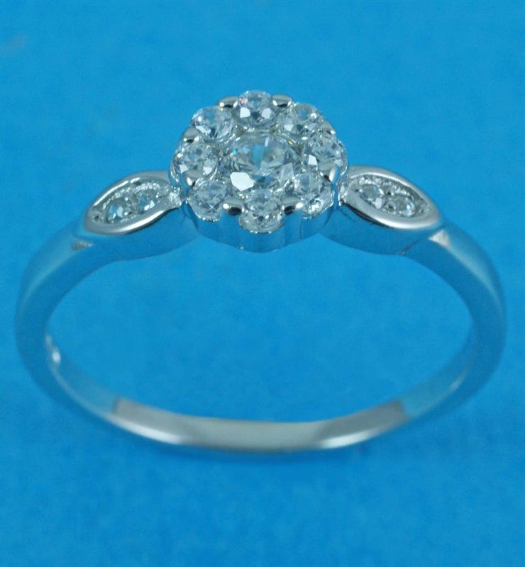 925 Silver Cluster Ring