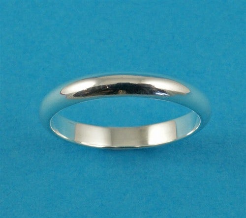 925 Silver Plain Band Ring - Image 2
