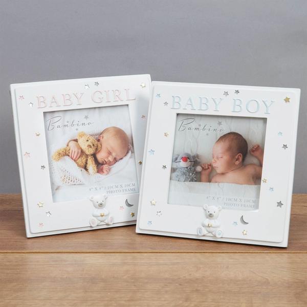 Bambino Resin Baby Girl Photo Frame - Image 5