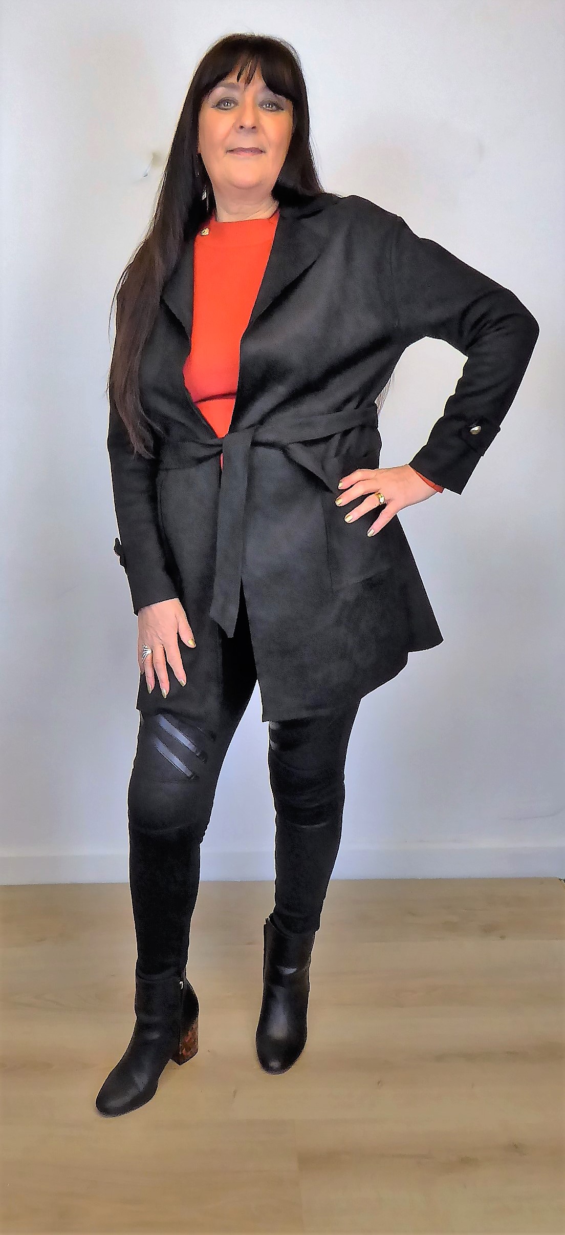 Black Suedette Jacket - Image 8