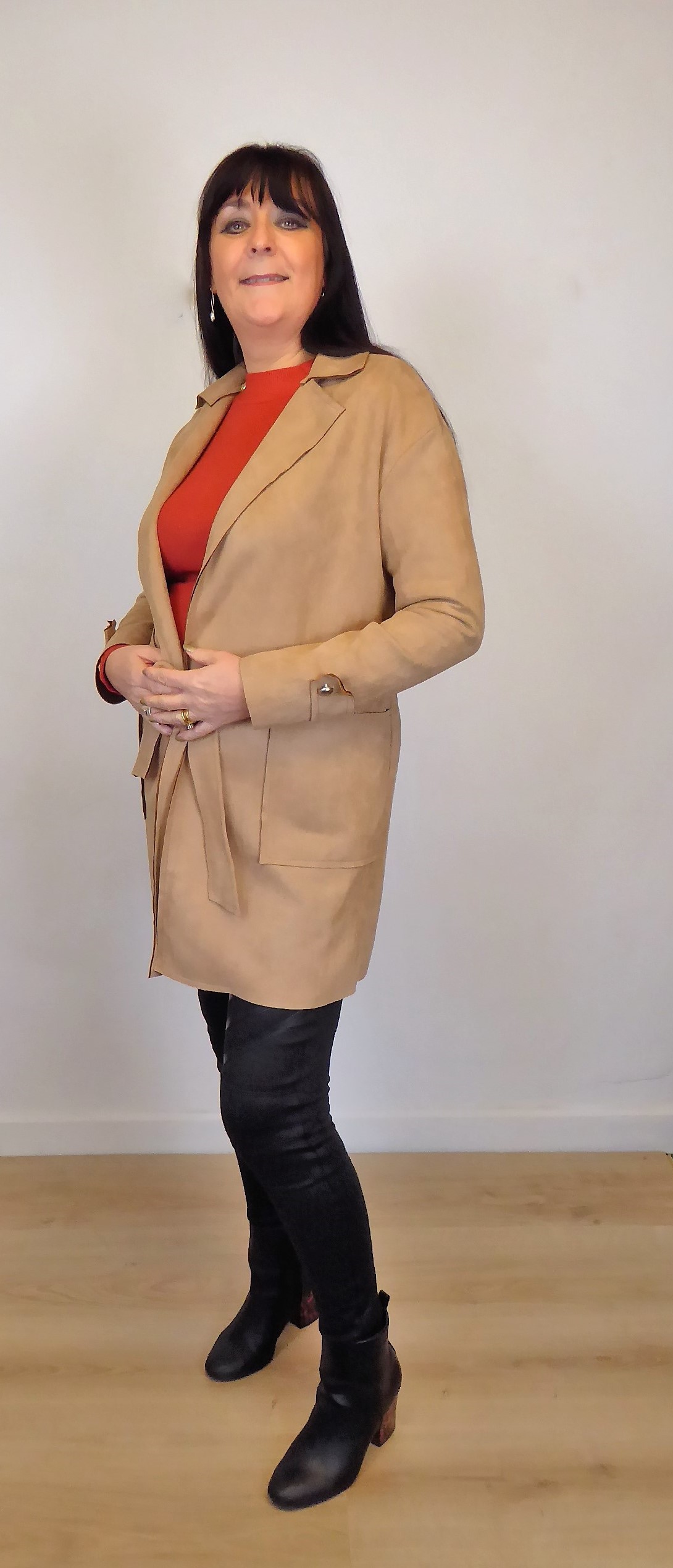 Fawn Suedette Jacket - Image 4