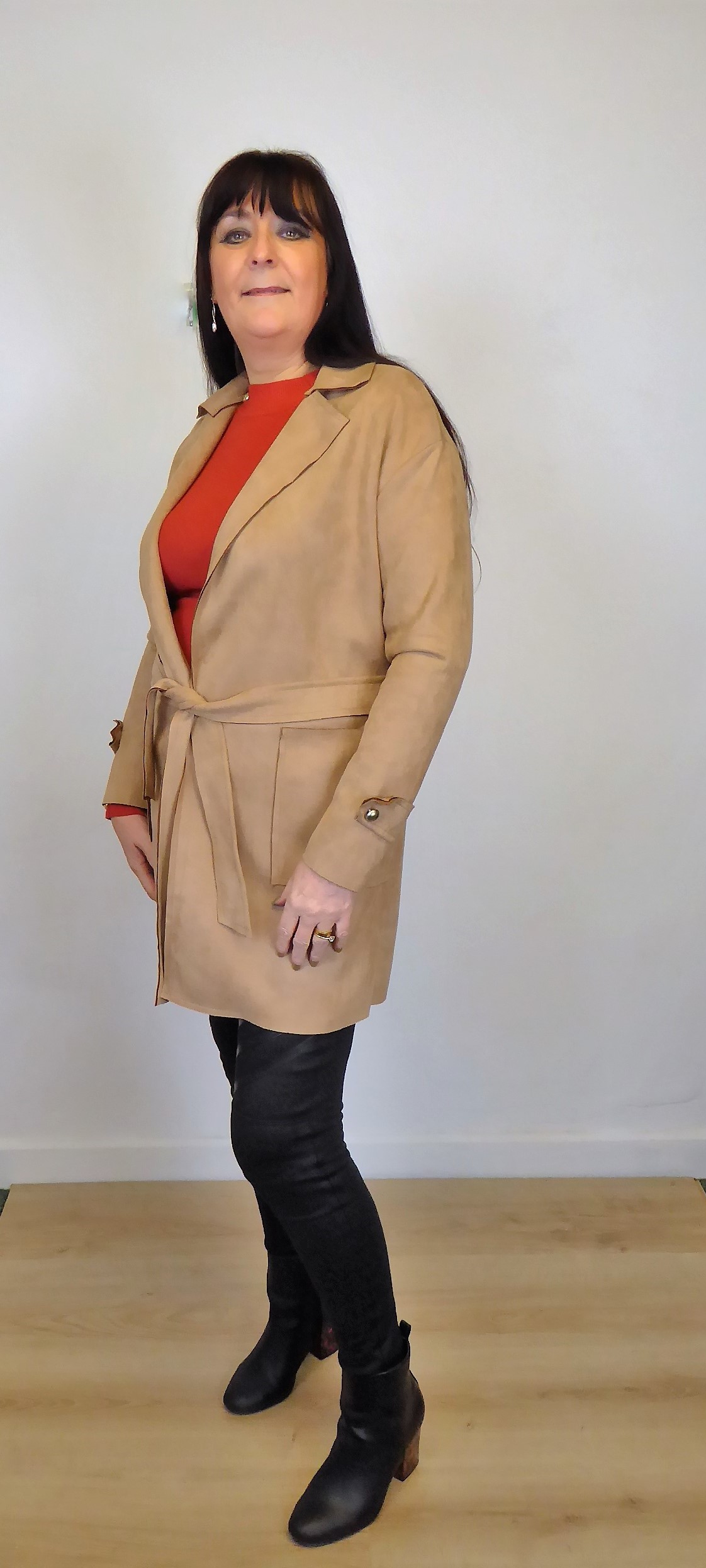 Fawn Suedette Jacket - Image 3