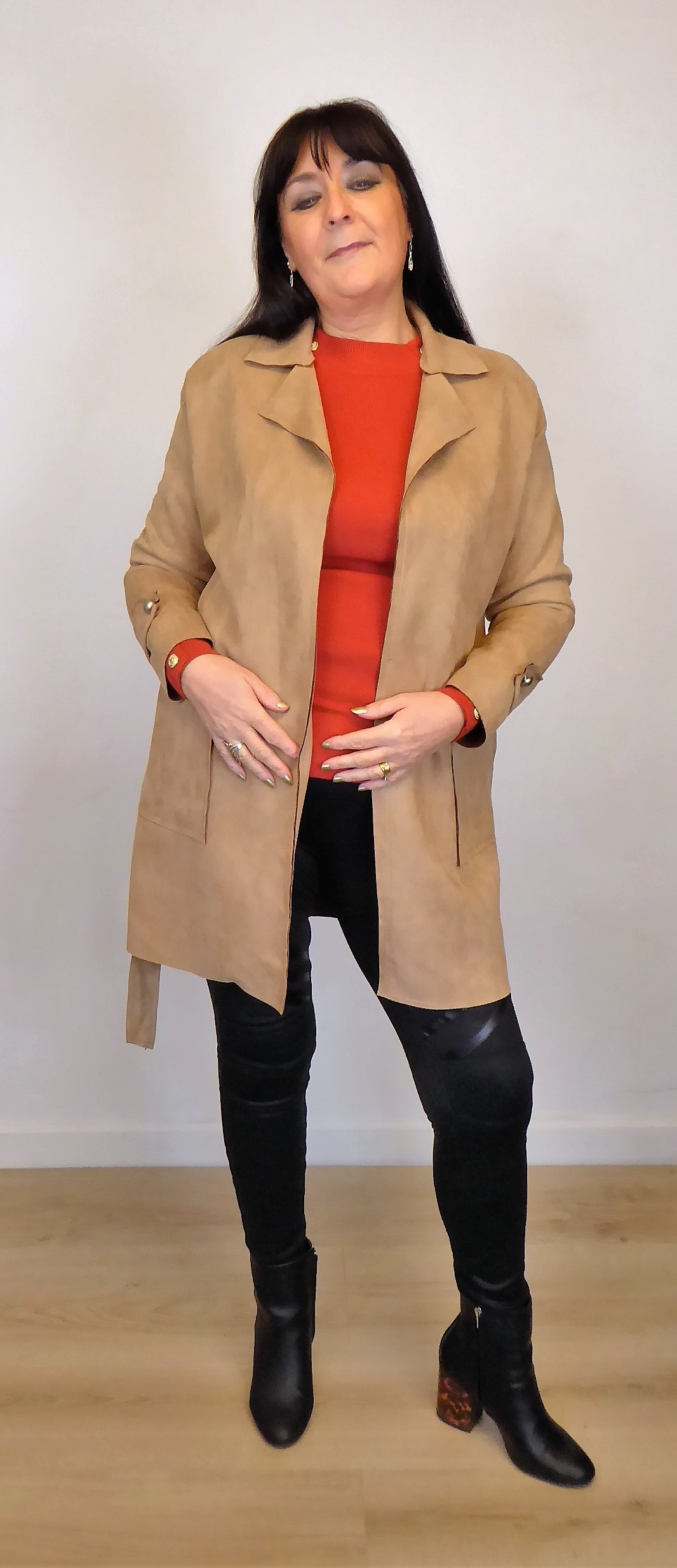 Fawn Suedette Jacket