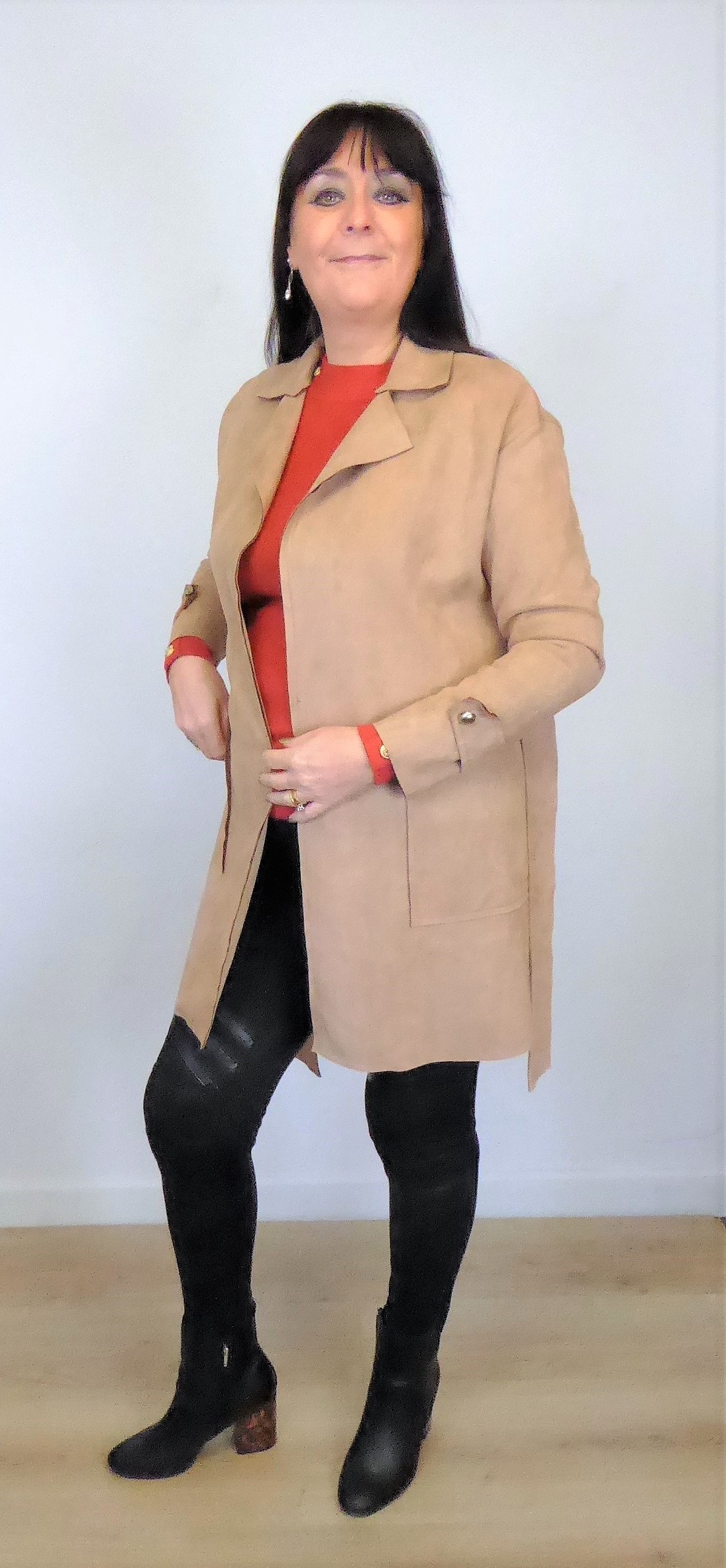 Fawn Suedette Jacket - Image 2