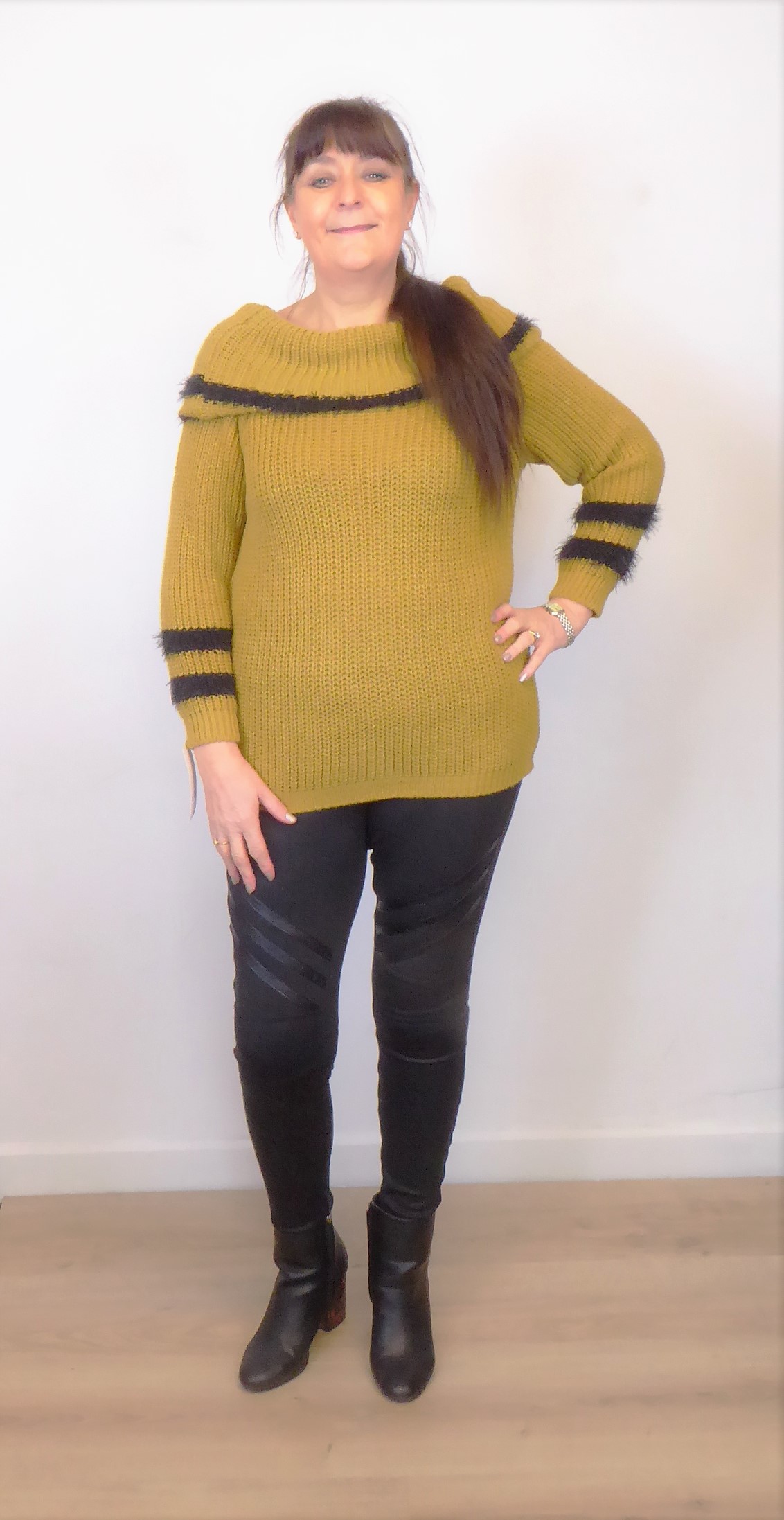 Mustard Chunky Knit Jumper