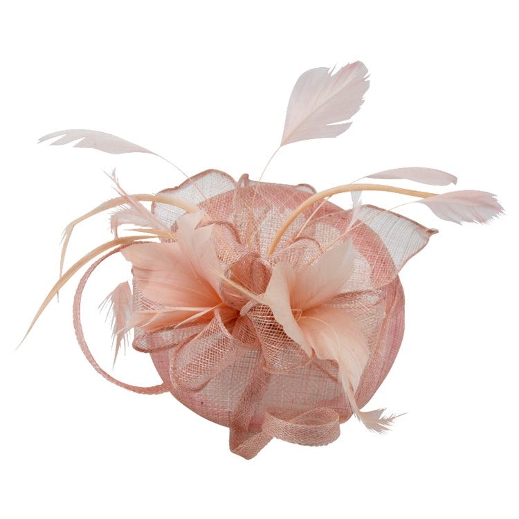 Navy Bow Feather Hatinator - Image 3
