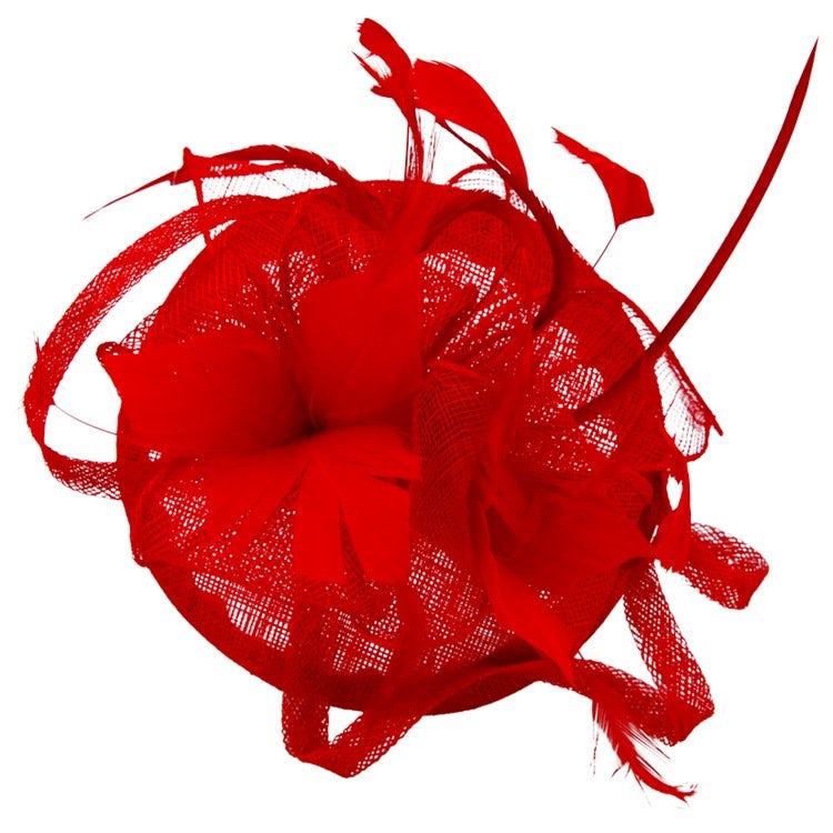 Navy Bow Feather Hatinator - Image 4