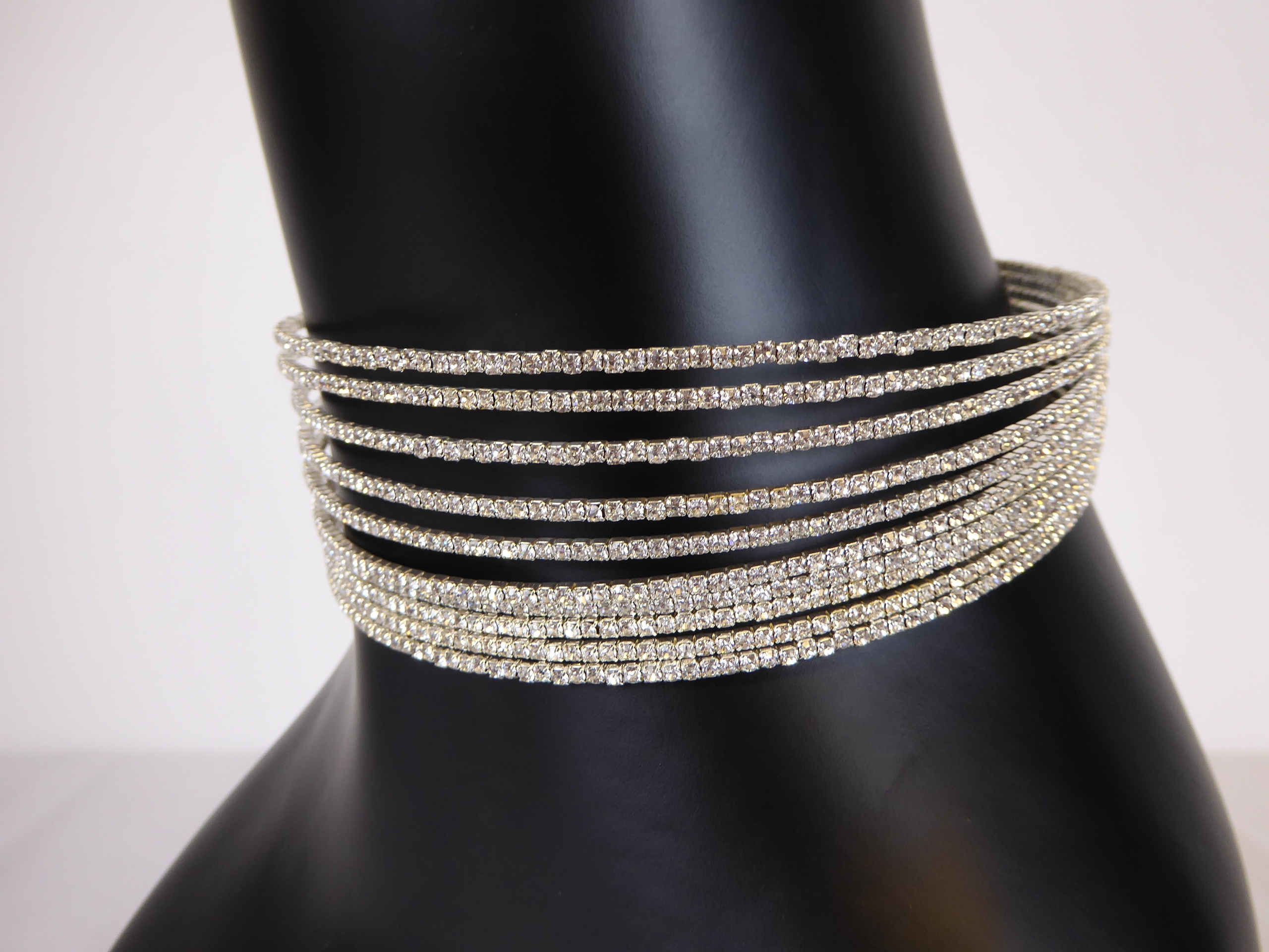 Silver Diamante Choker - Image 4