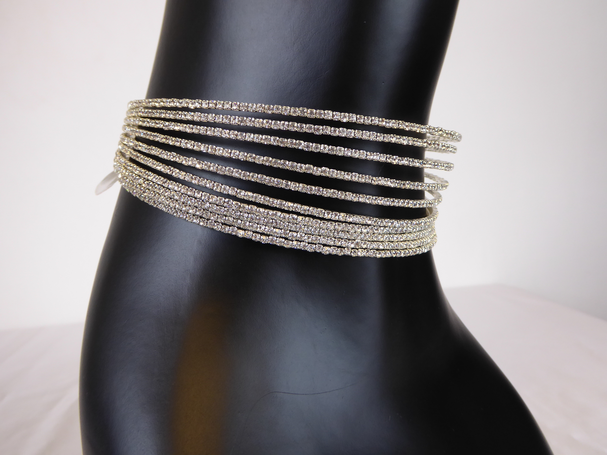 Silver Diamante Choker - Image 3