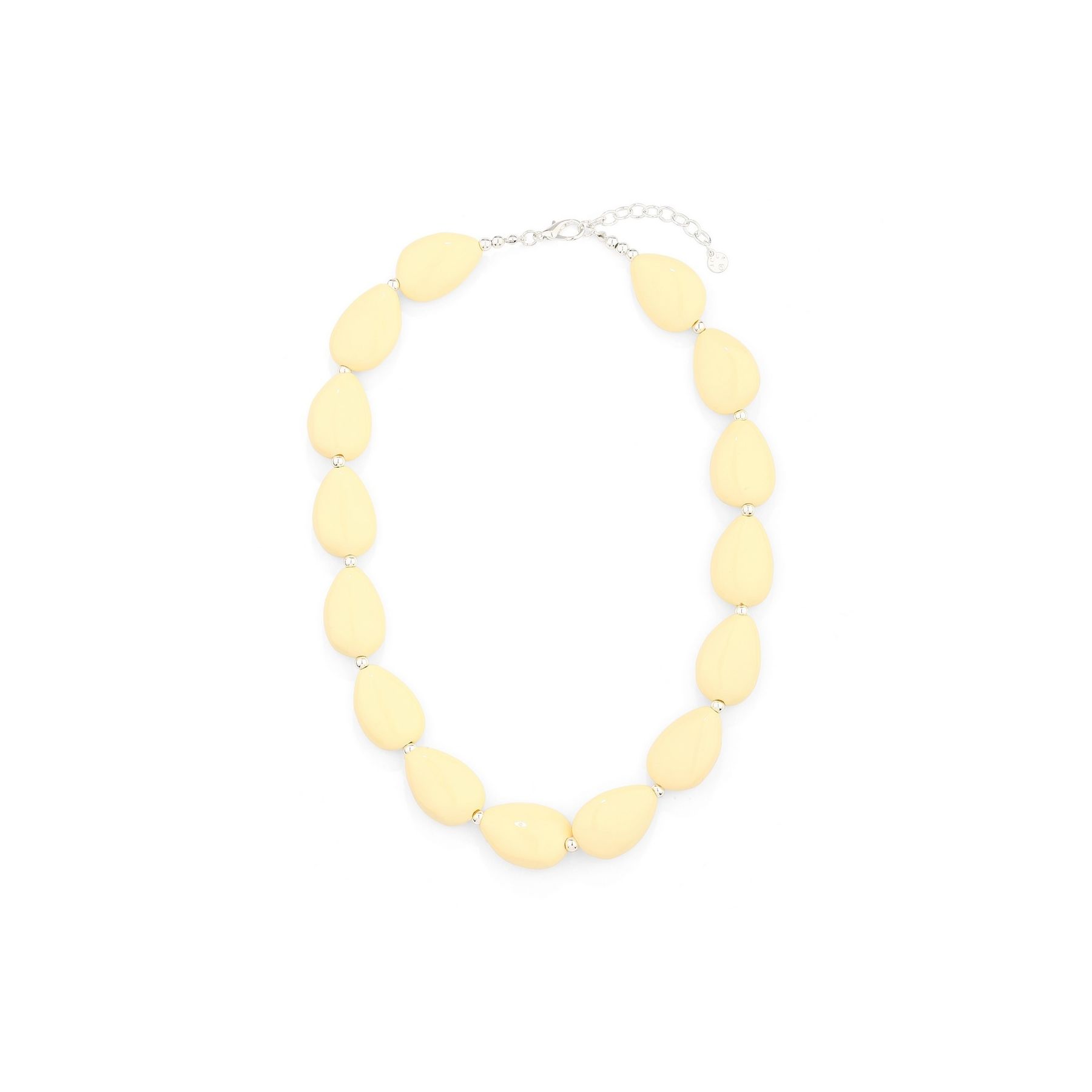 Antique White Pebble Necklace