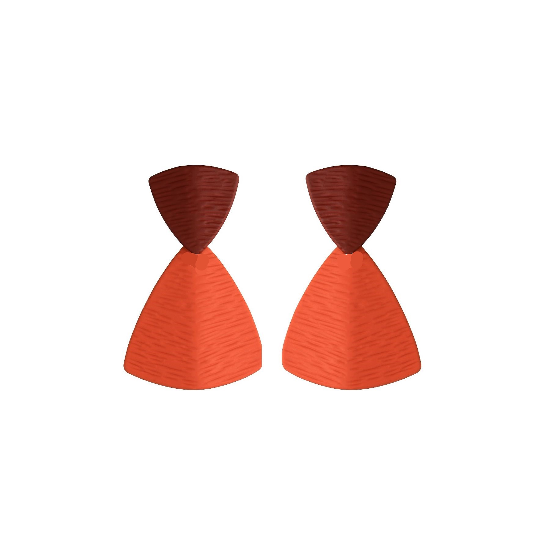 Triangular Textured Earrings