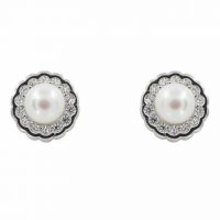 925 Freshwater Pearl Round Studs