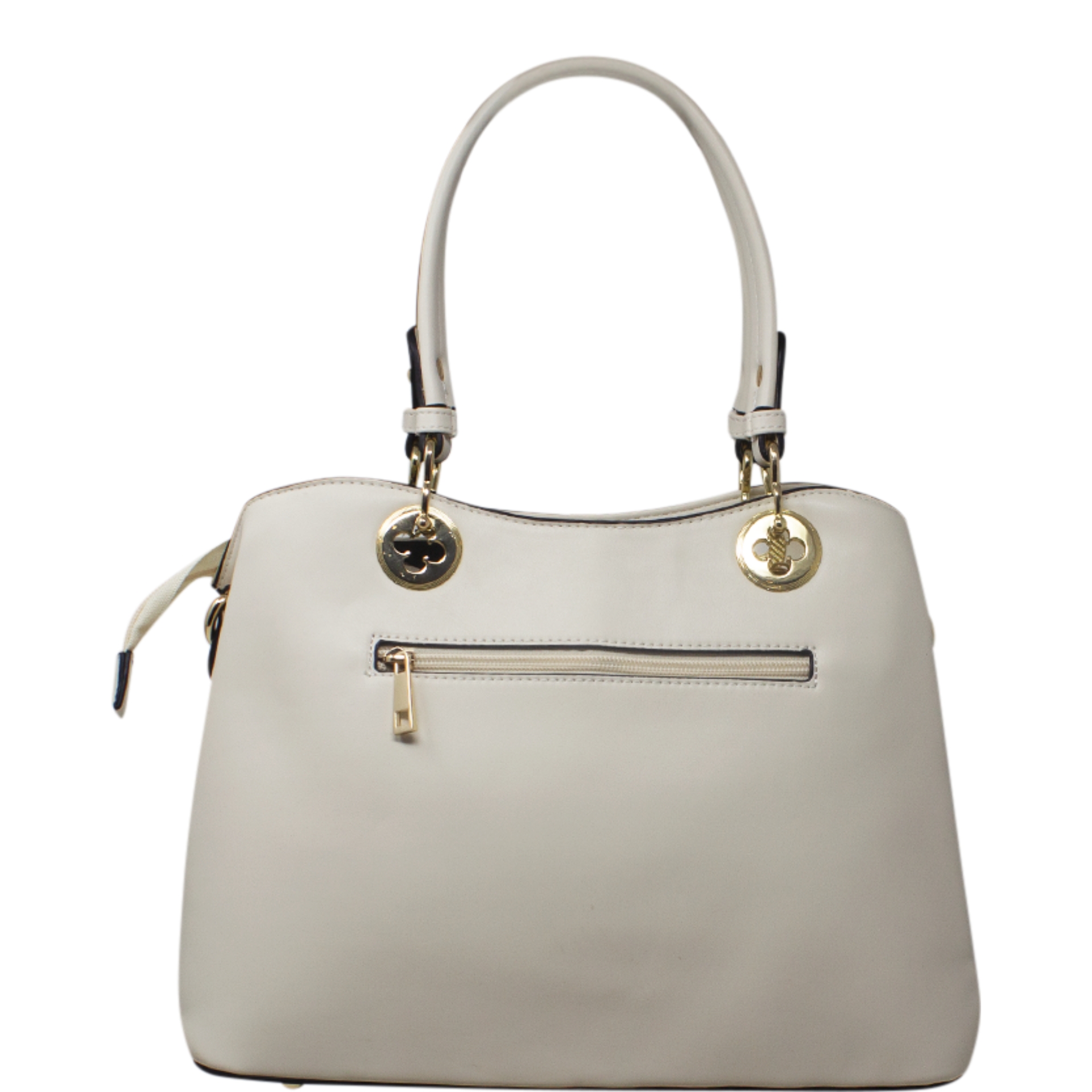 Beige Tassel Tote Bag - Image 3