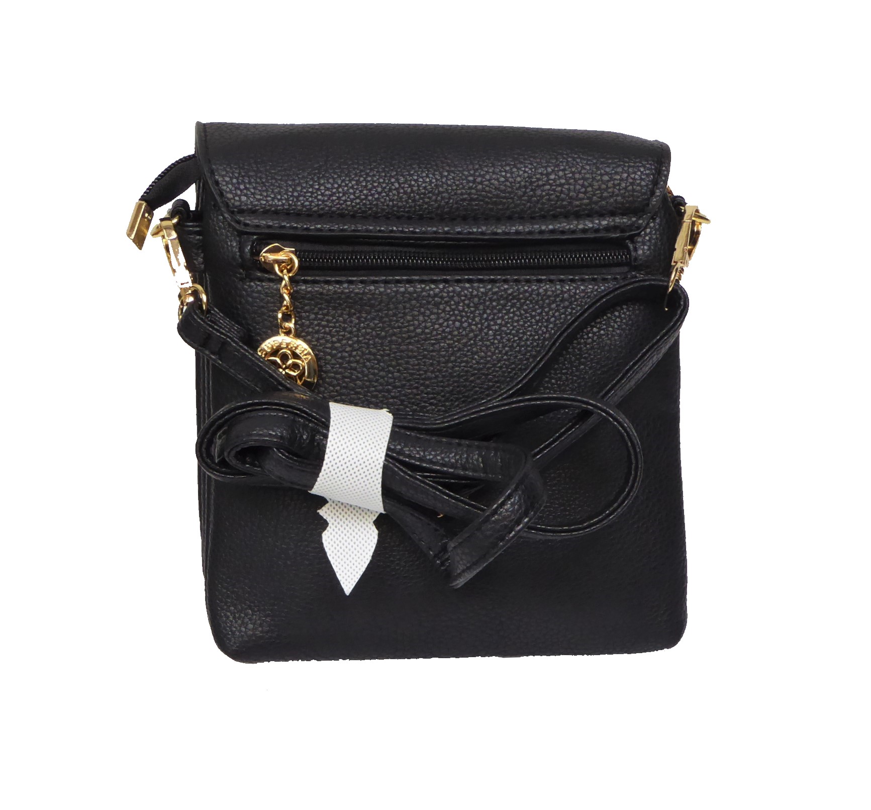 Black Studded Shoulder Bag - Image 4
