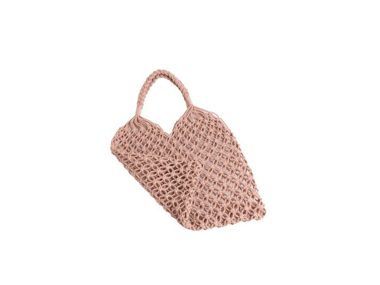 Brown Strung Shopper Bag - Image 3