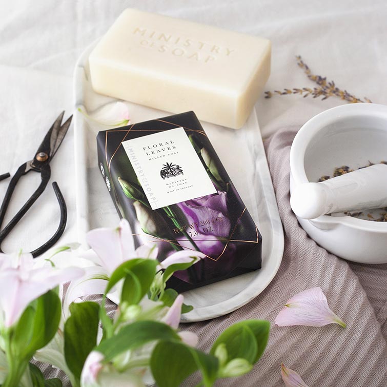 Floral Leaves Soap